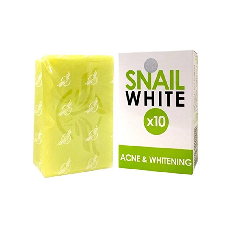 Savon anti acné et blanchissant à la bave d'escargot - Snail White